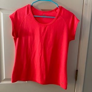 Hot pink work out t shirt